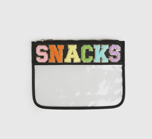 Clear Zippered Snack Bag