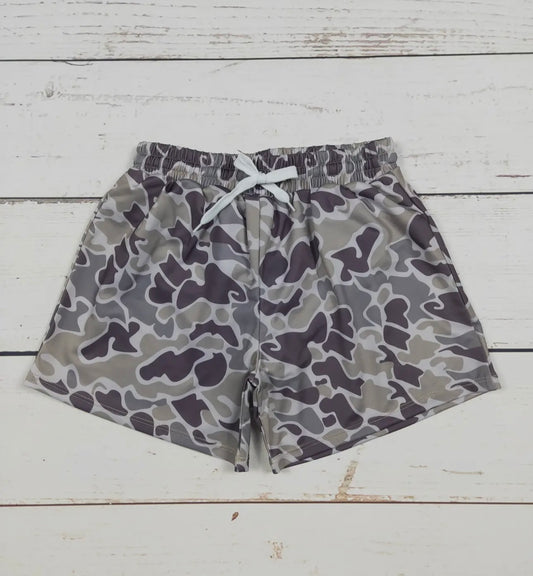 Camouflage Printed Boy Summer Swimwear